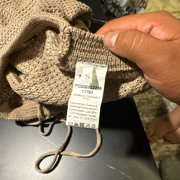 Beige Knit Midi Skirt – Minimalist / Skims-Inspired / Boho Chic - Picture 5 of 5